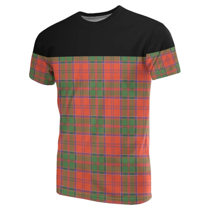 Tartan Horizontal T-Shirt - Grant Ancient