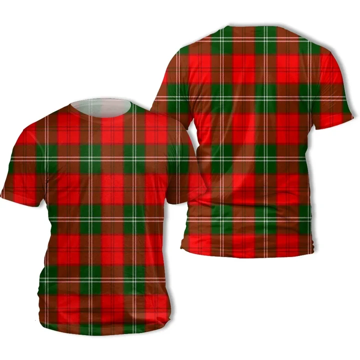 Lennox Modern Tartan All Over Print T-Shirt | Scottishclans.co