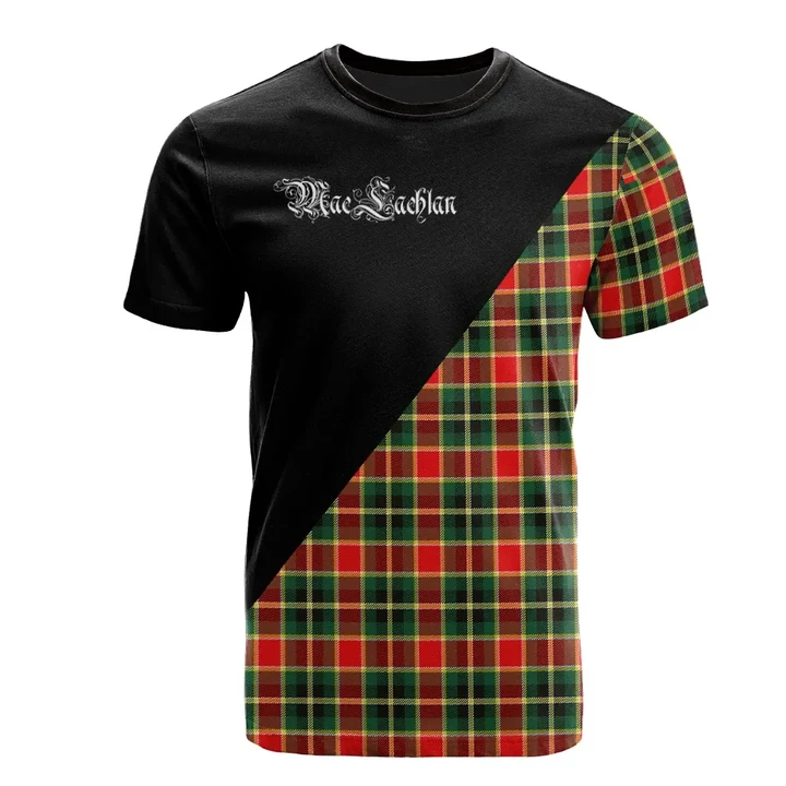MacLachlan Hunting Modern Clan Military Logo T-Shirt