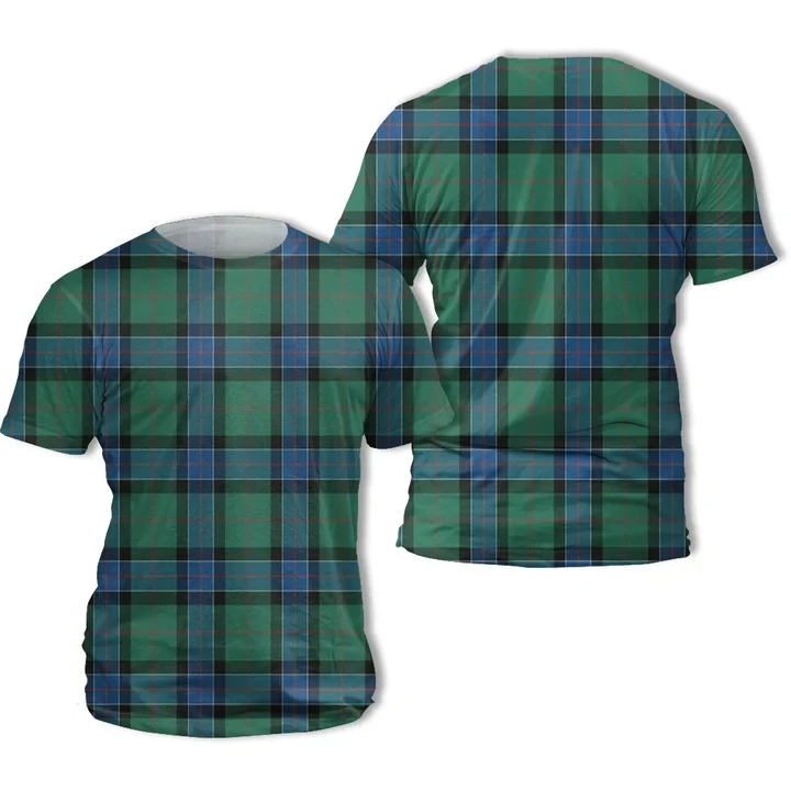 Sinclair Hunting Ancient Tartan All Over Print T-Shirt | Scottishclans.co