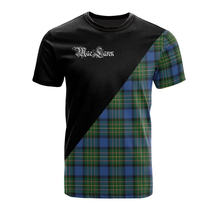 MacLaren Ancient Clan Military Logo T-Shirt