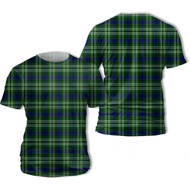 Tweedside District Tartan All Over Print T-Shirt | Scottishclans.co
