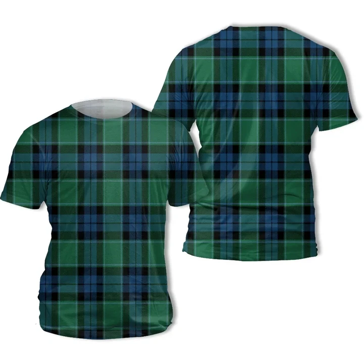 Graham of Menteith Ancient Tartan All Over Print T-Shirt | Scottishclans.co