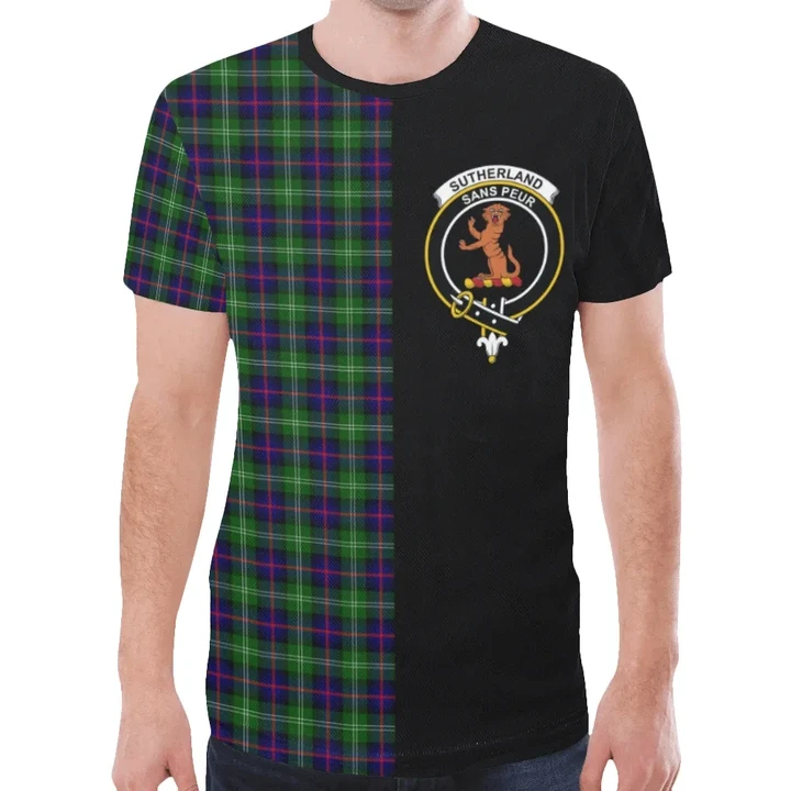 Sutherland Modern T-shirt Half In Me | scottishclans.co