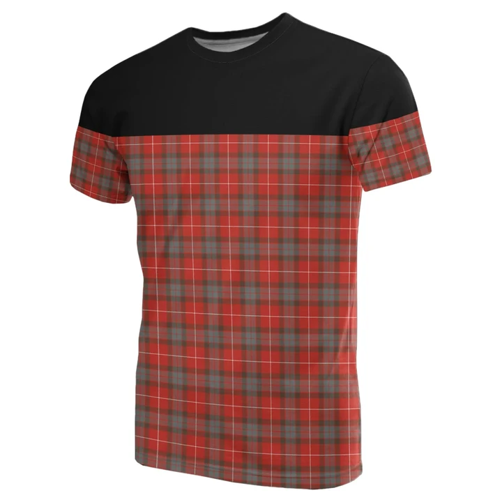 Tartan Horizontal T-Shirt - Fraser Weathered