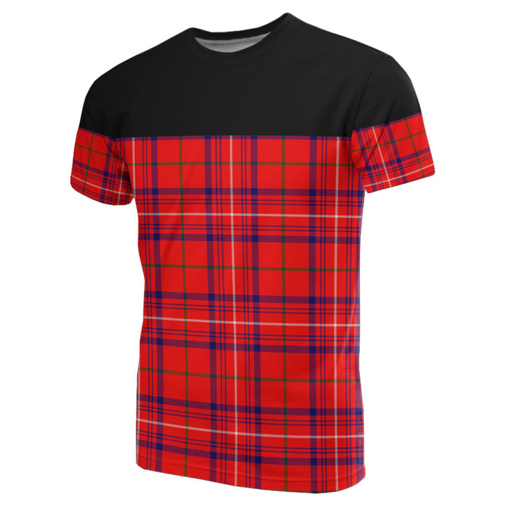 Tartan Horizontal T-Shirt - Rose Modern