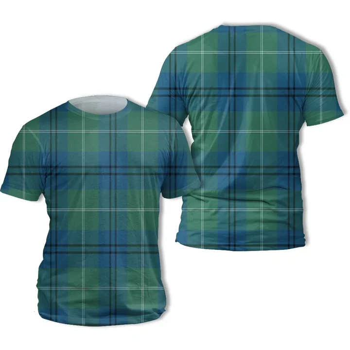 Oliphant Ancient Tartan All Over Print T-Shirt | Scottishclans.co