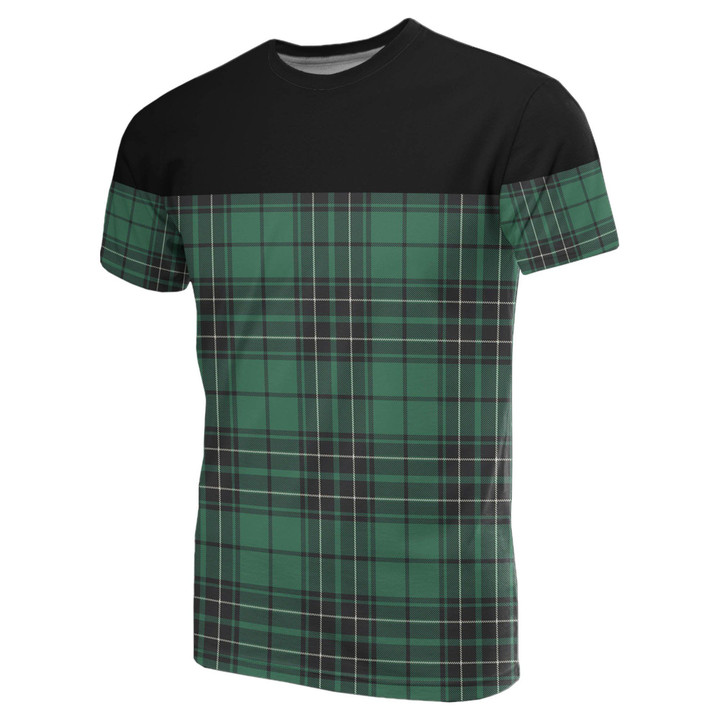Tartan Horizontal T-Shirt - Maclean Hunting Ancient