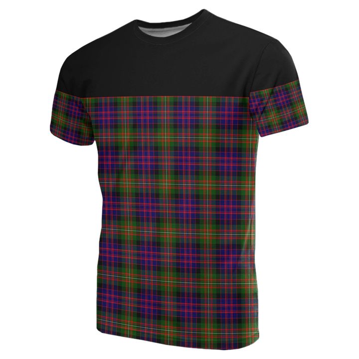 Tartan Horizontal T-Shirt - Macdonnell Of Glengarry Modern