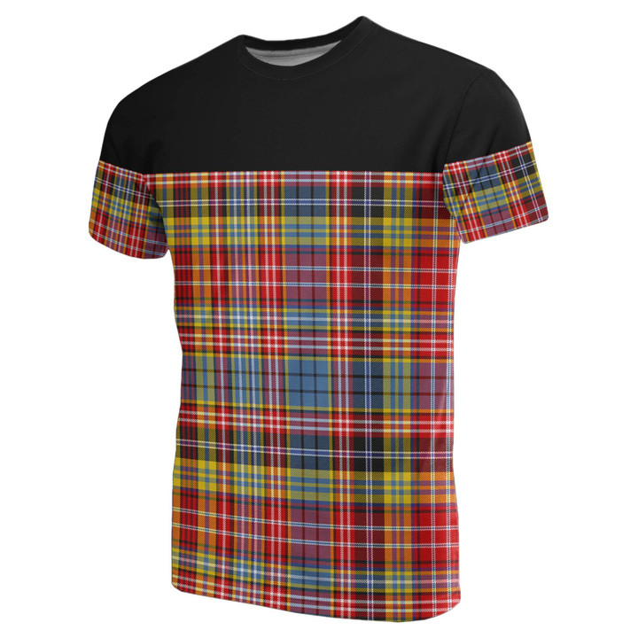 Tartan Horizontal T-Shirt - Ogilvie Of Airlie Ancient