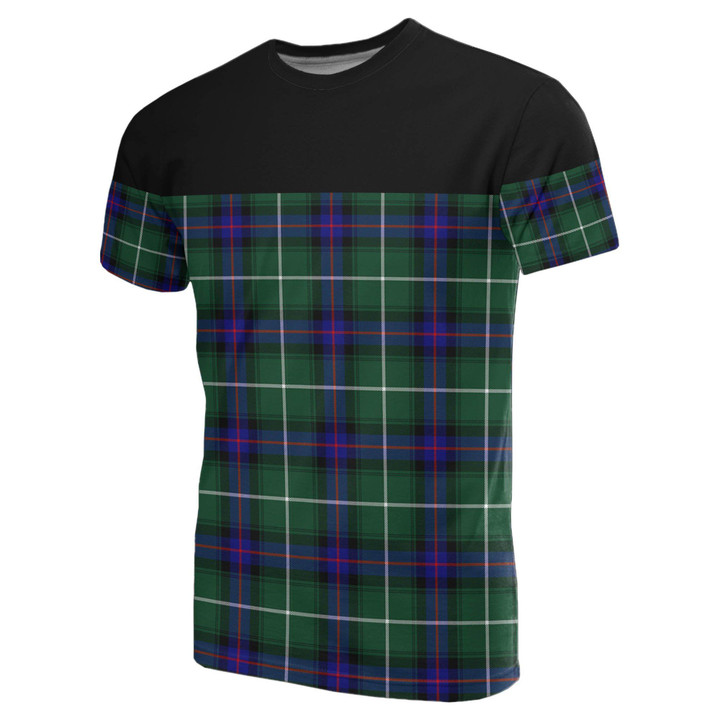 Tartan Horizontal T-Shirt - Macdonald Of The Isles Hunting Modern