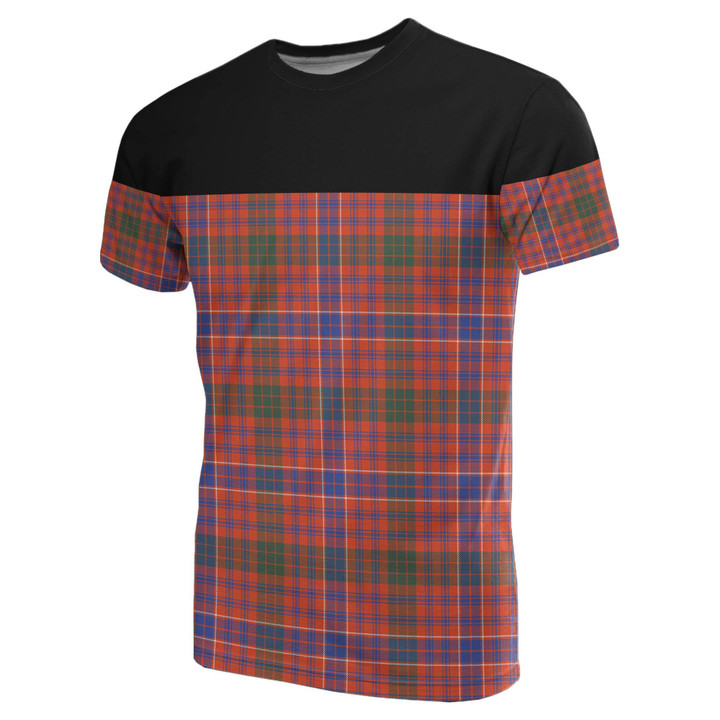 Tartan Horizontal T-Shirt - Macrae Ancient