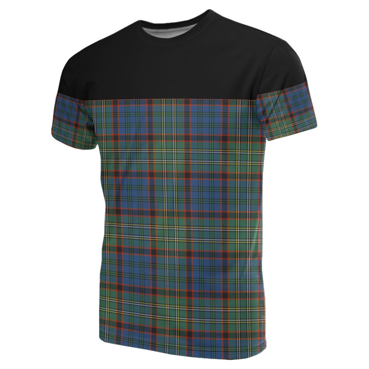 Tartan Horizontal T-Shirt - Nicolson Hunting Ancient