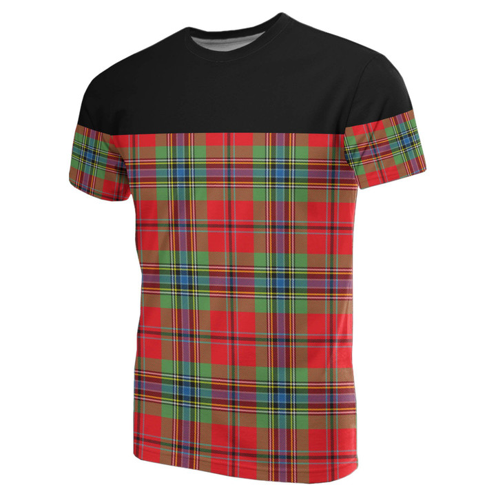 Tartan Horizontal T-Shirt - Maclean Of Duart Modern