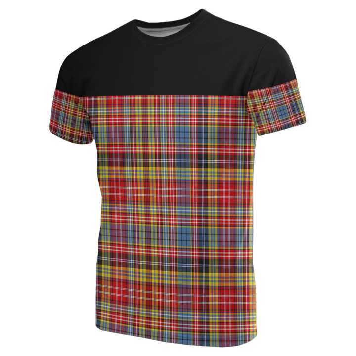 Tartan Horizontal T-Shirt - Drummond Of Strathallan