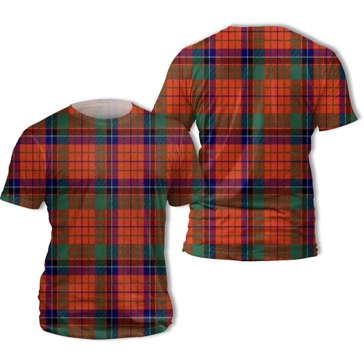 Nicolson Ancient Tartan All Over Print T-Shirt | Scottishclans.co