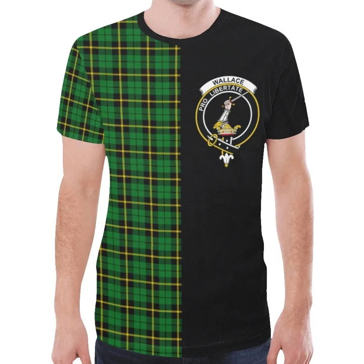 Wallace Hunting - Green T-shirt Half In Me | scottishclans.co