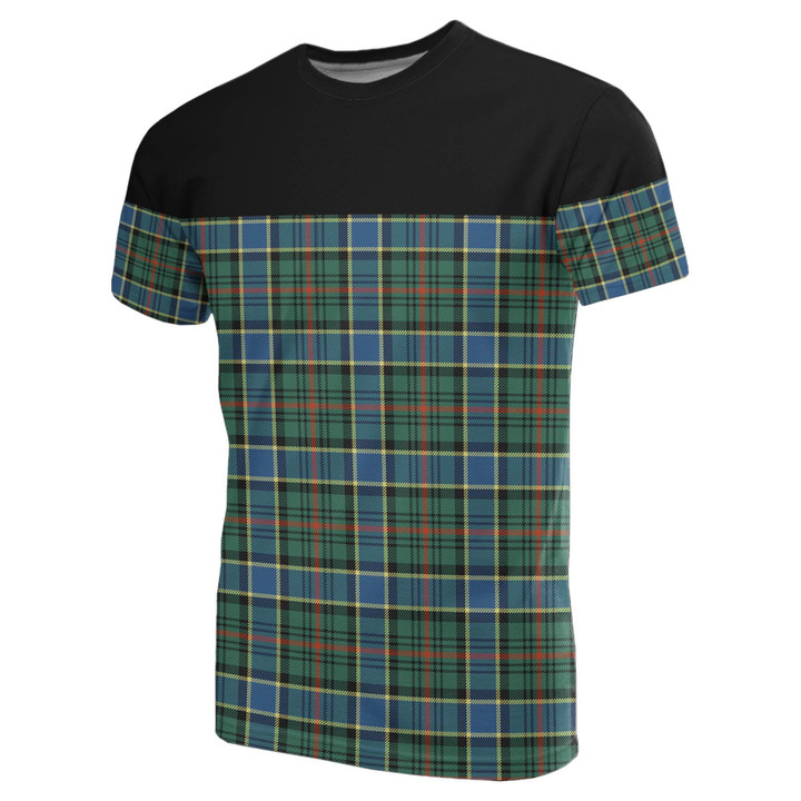 Tartan Horizontal T-Shirt - Ogilvie Hunting Ancient