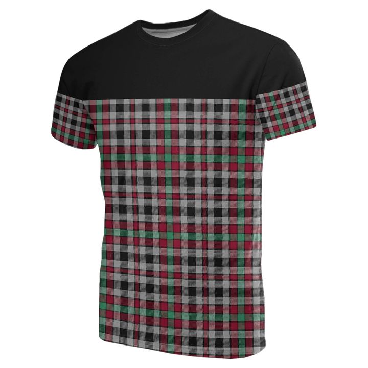 Tartan Horizontal T-Shirt - Borthwick Ancient
