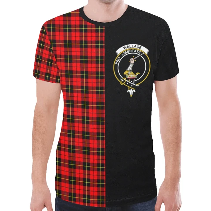 Wallace Hunting - Red T-shirt Half In Me | scottishclans.co