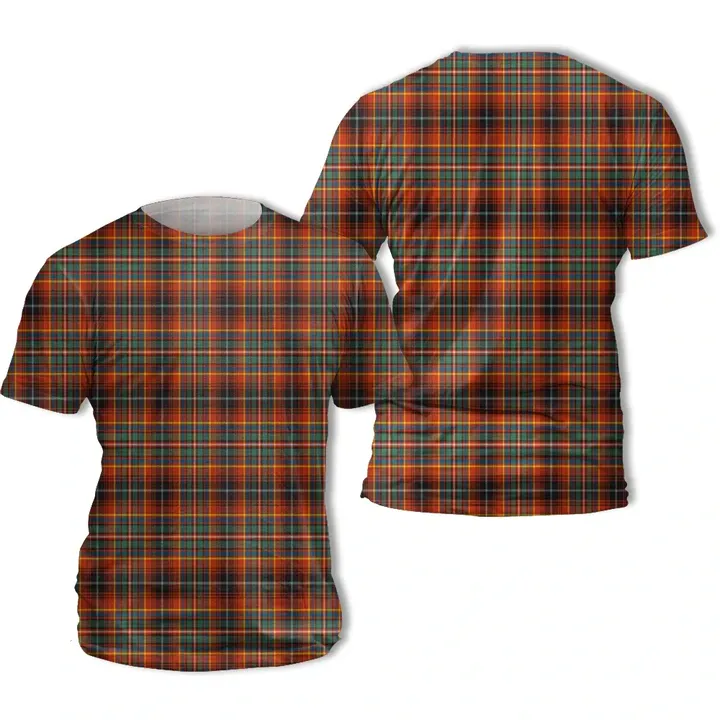 Innes Ancient Tartan All Over Print T-Shirt | Scottishclans.co