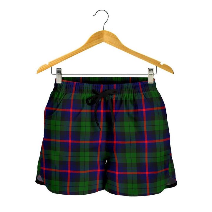 Urquhart Modern Tartan Shorts For Women