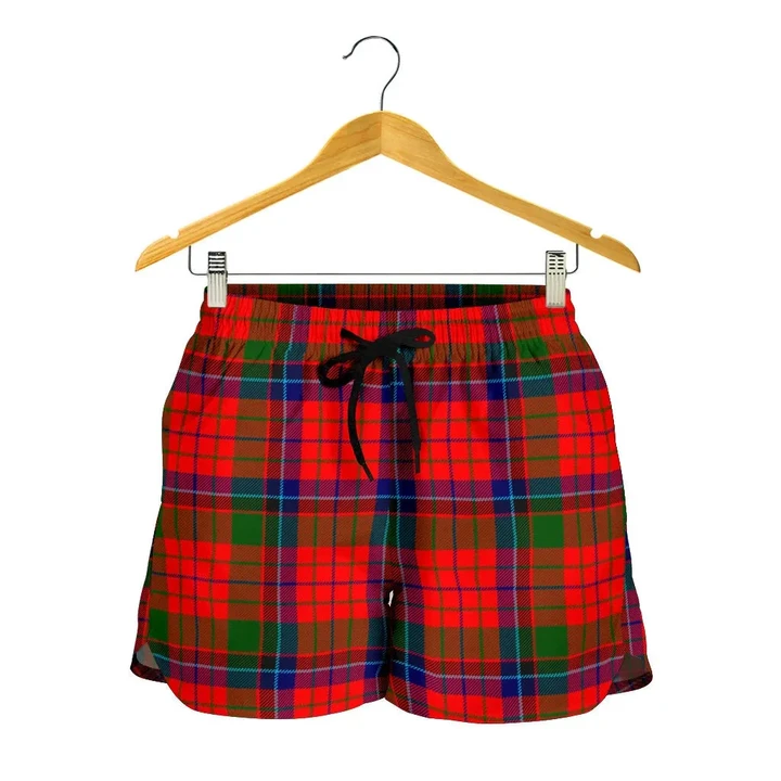 Nicolson Modern Tartan Shorts For Women