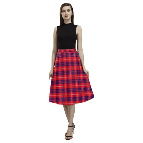 Hamilton Modern Tartan Aoede Crepe Skirt | Exclusive Over 500 Tartan