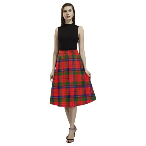 Nicolson Modern Tartan Aoede Crepe Skirt | Exclusive Over 500 Tartan