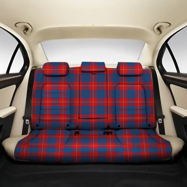 Galloway Red Tartan Back Car Seat Covers A7
