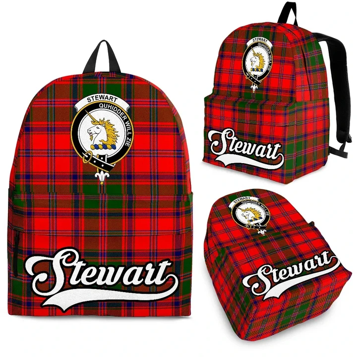 Stewart (of Appin) Tartan Clan Backpack | Scottish Bag | Adults Backpacks & Bags