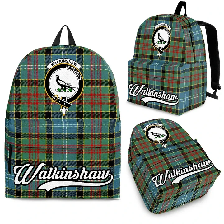 Walkinshaw Tartan Clan Backpack | Scottish Bag | Adults Backpacks & Bags