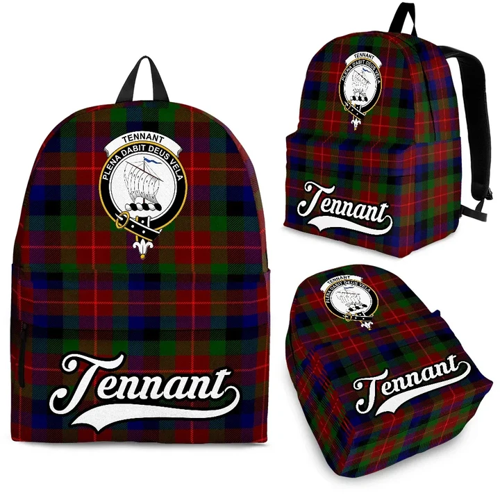 Tennant Tartan Clan Backpack | Scottish Bag | Adults Backpacks & Bags