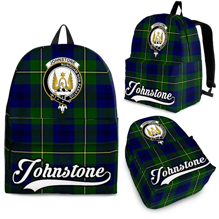 Johnstone Tartan Clan Backpack | Scottish Bag | Adults Backpacks & Bags