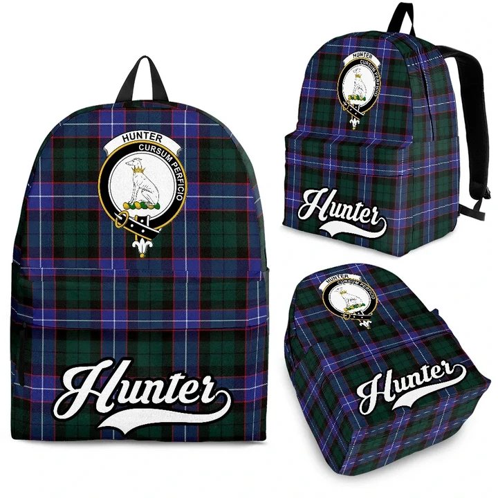 Hunter Tartan Clan Backpack | Scottish Bag | Adults Backpacks & Bags