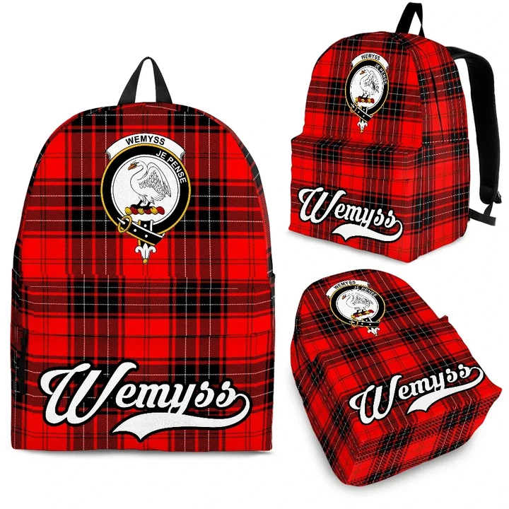 Wemyss Tartan Clan Backpack | Scottish Bag | Adults Backpacks & Bags