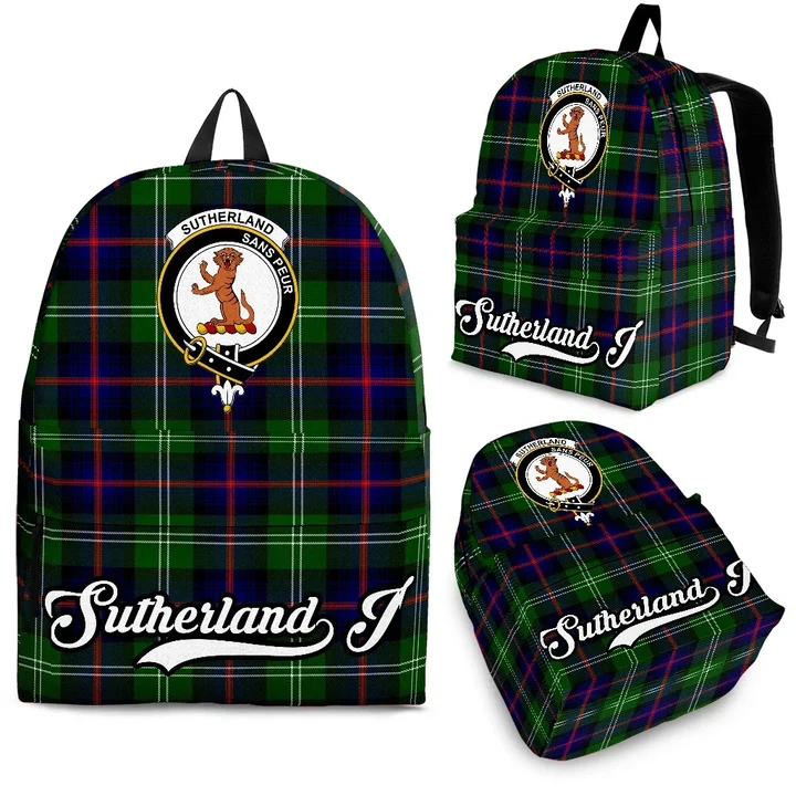 Sutherland I Tartan Clan Backpack | Scottish Bag | Adults Backpacks & Bags