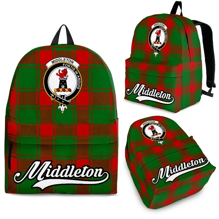 Middleton Tartan Clan Backpack | Scottish Bag | Adults Backpacks & Bags
