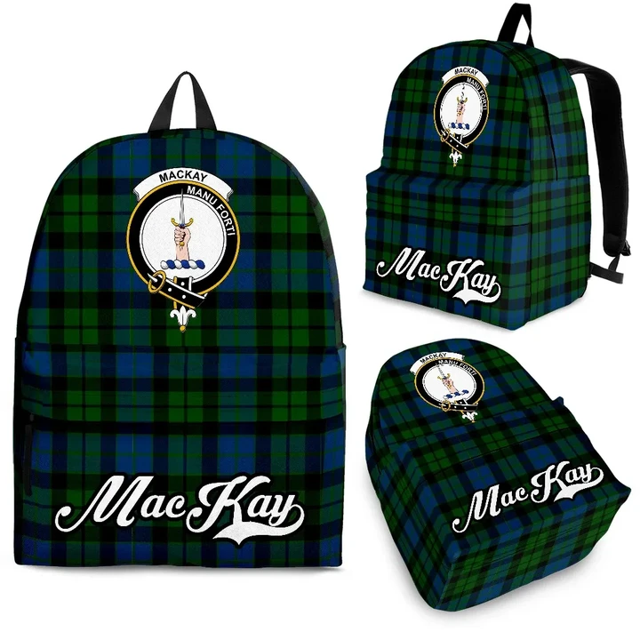 MacKay Tartan Clan Backpack | Scottish Bag | Adults Backpacks & Bags