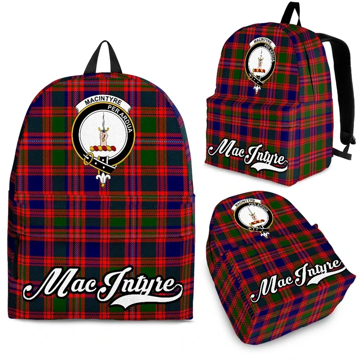 MacIntyre Tartan Clan Backpack | Scottish Bag | Adults Backpacks & Bags