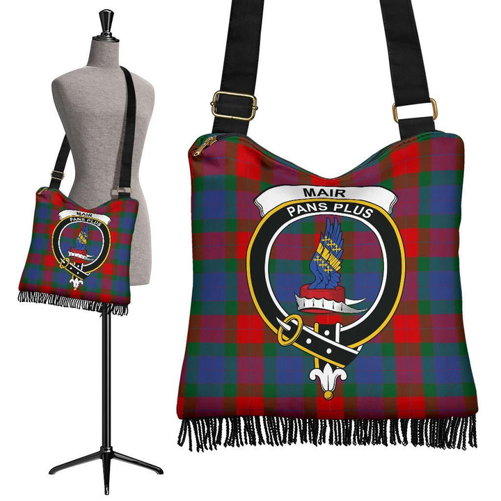 Mar Tartan Clan Badge Boho Handbag | scottishclans.co