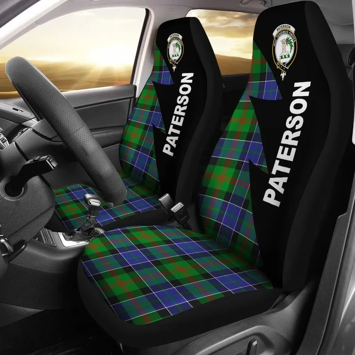 Paterson Clans Tartan Car Seat Covers - Flash Style