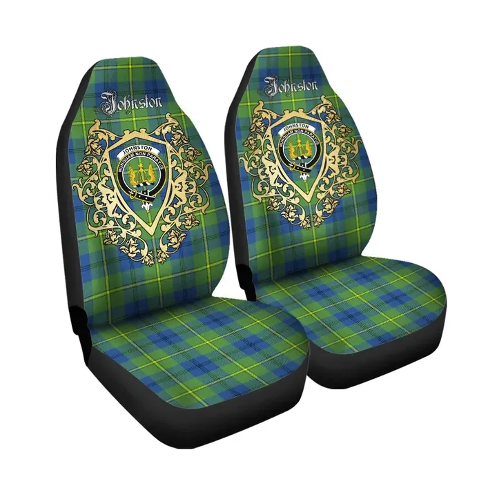 Johnston Ancient Clan Car Seat Cover Royal Sheild