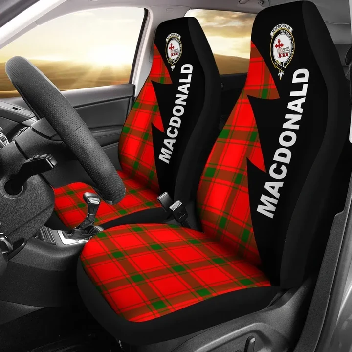 MacDonald (of Sleat) Clans Tartan Car Seat Covers - Flash Style