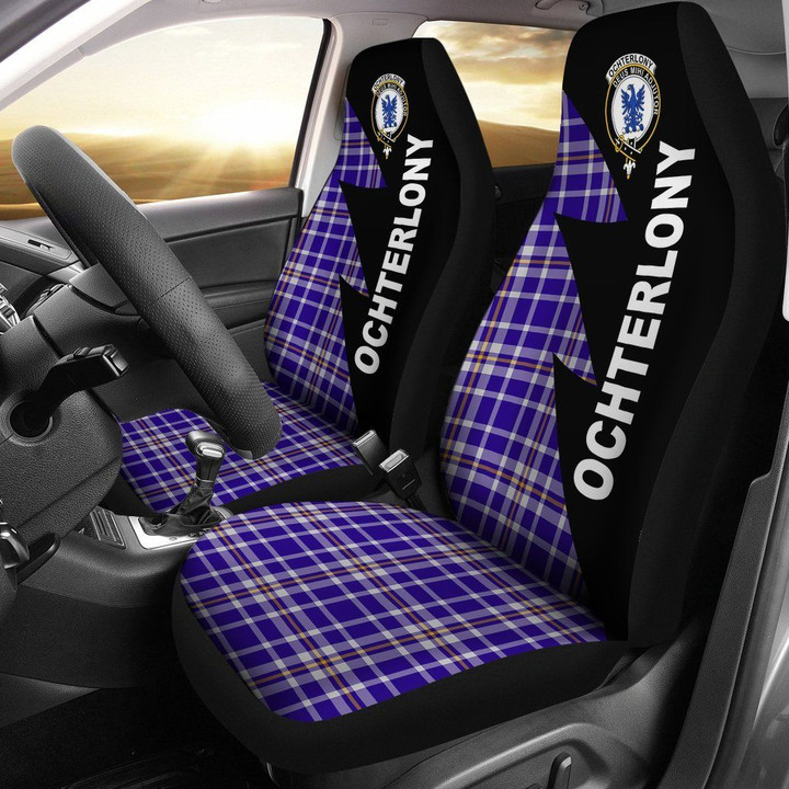 Ochterlony Clans Tartan Car Seat Covers - Flash Style