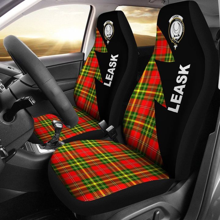 Leask Clans Tartan Car Seat Covers - Flash Style