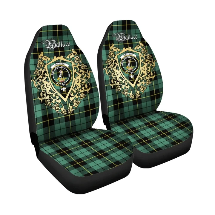 Wallace Hunting Ancient Clan Car Seat Cover Royal Sheild