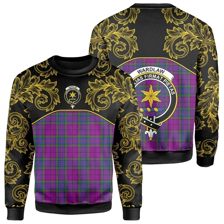 Wardlaw Modern Tartan Clan Crest Sweatshirt - Empire I - HJT4