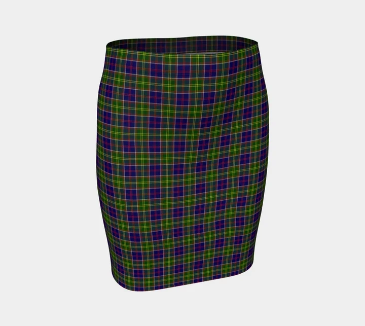 Tartan Fitted Skirt - Ayrshire District | Special Custom Design