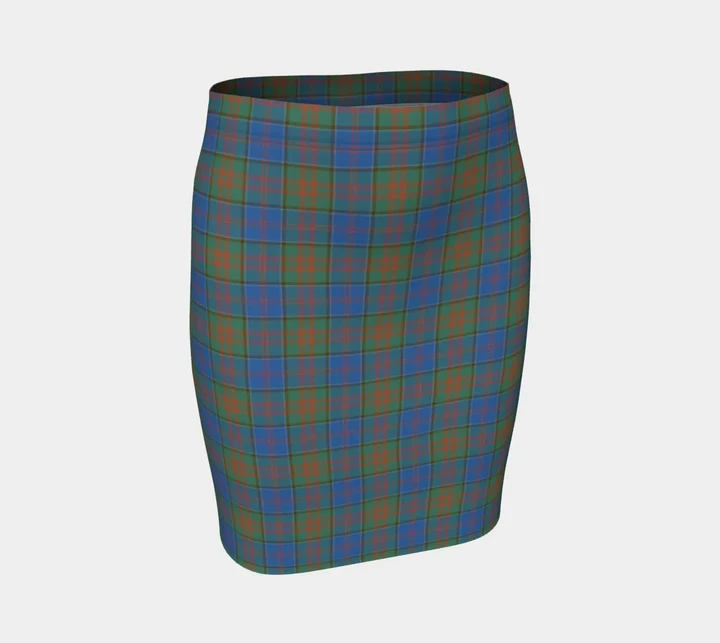 Tartan Fitted Skirt - Stewart of Appin Hunting Ancient | Special Custom Design